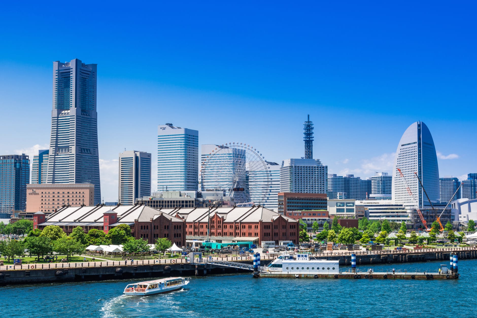 横浜・みなとみらいの街並み
